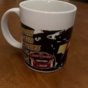 AB-2 NASCAR collector coffee mug start your engines